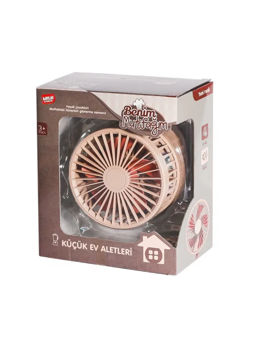 Yh129-8h Pilli Işıklı Sesli Vantilatör