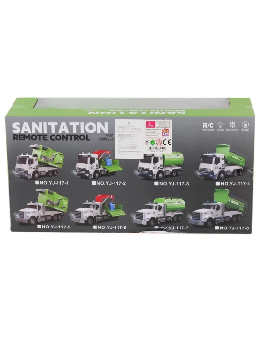 Yj-117-1 Kumandalı  Şajzlı Çöp Kamyonu