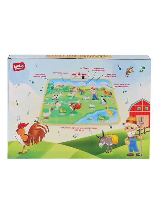 Yy-571 A622374tr-u Sesli Ve Işıklı Eğitici Çiftlik Halısı -birliktoys