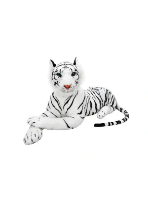 01401 Beyaz Kaplan Peluş 60 Cm