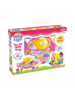 01593 Candy Tepsili Çay Set