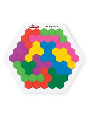 02 016 Ahşap Petek Tangram