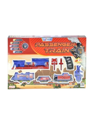 020002 İstasyonlu Tren Kırmızı -ujtoys