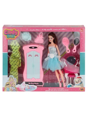 02453 Cindy Doll Dolaplı Makyaj Masalı Bebek -oydaş Oyuncak