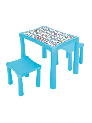 03 493 Storym İki Tabureli Masa Mavi
