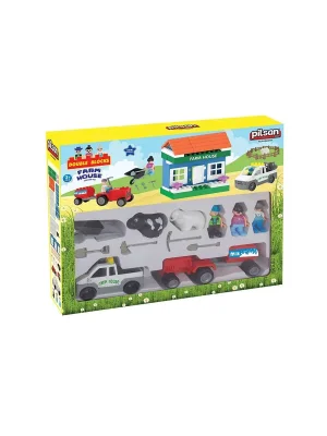 03 615 Double Blocks Çiftlik Seti -pilsan