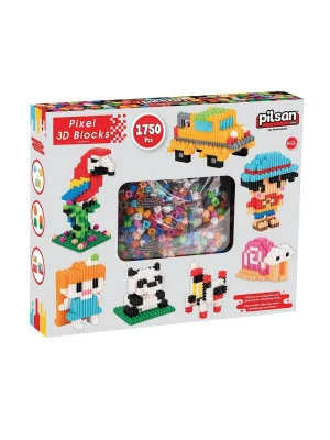03 616 Pixel 3d Bloklar 1750 Parça -pilsan Oyuncak