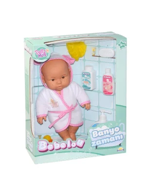 030031 Sunman, Bebelou Banyo Zamanı Bebek Seti, 35 Cm / +3 Yaş