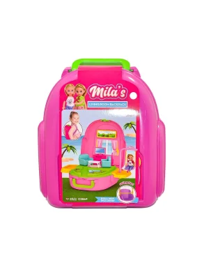 03869 Mila Nın Oturma Odası Set Sırt Çantası