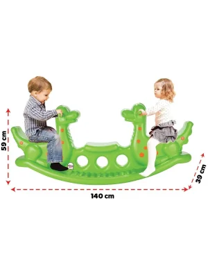 06 147 Dino Tahterevalli Açık Yeşil -pilsan Oyuncak