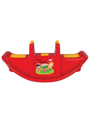 06 177 Star Tahterevalli Kırmızı -pilsan Oyuncak