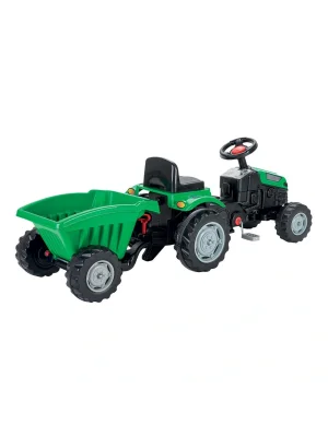 07 316 Actıve Traktör Römorklu Pedallı Yeşil