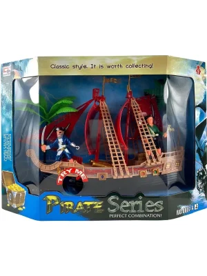 0807-42 Büyük Işıklı Sesli Korsan Set 12