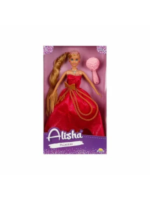 0835 Sun-rst-sıs-mnk Alisha Prenses Uzun Saçlı Aksesuarlı Bebek Set 29 Cm 3renk -sunman