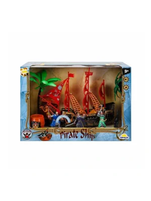 1002010 Sesli Ve Işıklı Korsan Gemisi Oyun Seti -sunman