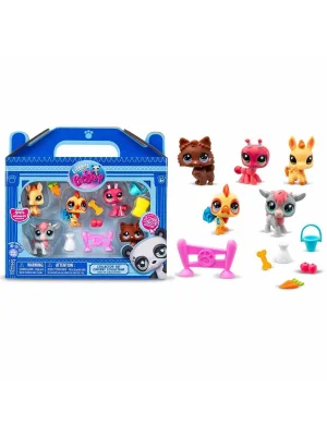 1005103 Littlest Pet Shop - Minişler 5li Figür Seti S1 Çiftlik Temalı
