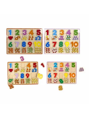 1006609  Tahta   Bultak Rakamlar Hayvanlı