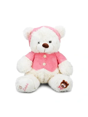 1014 Puffy Friends T Shirtlü Sevimli Peluş Ayı 43 Cm