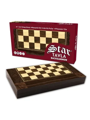 1020180 Star Polyester Ceviz Tavla (büyük)