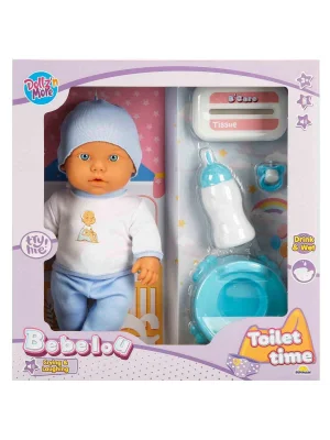 1030141 Sesli Bebelou Tuvalet Zamanı Bebek Seti 32 Cm -sunman
