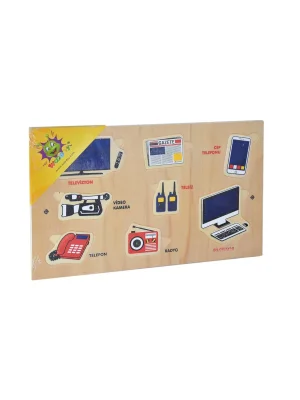 105 Woodoy Yapboz İletişim Araçları