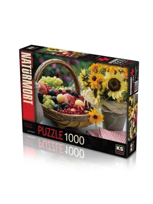 11227 Meyve Ve Ayçiçeği 1000 Parça Puzzle -ks Puzzle