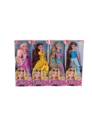 115516-17 29cm Renklı Manken Bebek+ Kutu