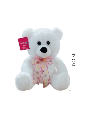 1178b Selay, Oturan Ayı 37 Cm Beyaz