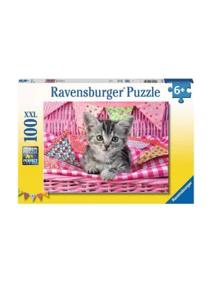129850 Cute Kitty 100 Parça Xxl Ravensburger Puzzle