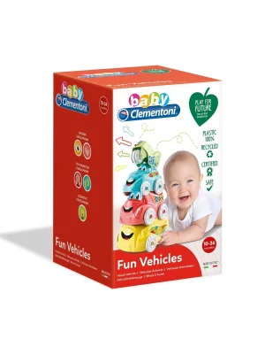 17111 Baby Clementoni - Renkli Araçlar 6-36 Ay