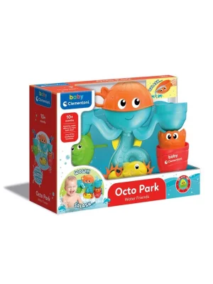 17458 Eğlenceli Arkadaşlar Su Parkı Banyo Oyuncağı, Baby Clementoni, +6 Ay