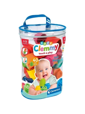 17878 Soft Clemmy - Yumuşak Blok Çantası - 40 Parça 6-36 Ay