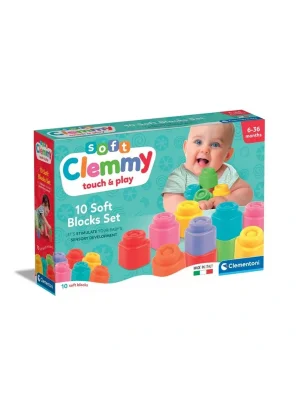 17988 Soft Clemmy - Yumuşak Blok Oyun Seti - 10 Parça