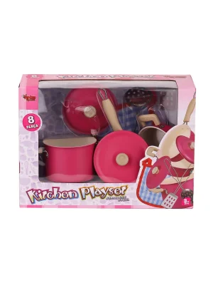 1818-6a Emaye Tencere 8 Parça -vardem Oyuncak