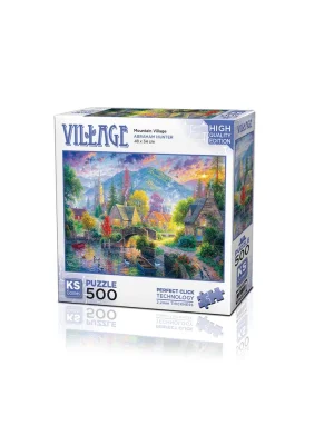 20046 Mountain Village 500 Parça Puzzle -ks