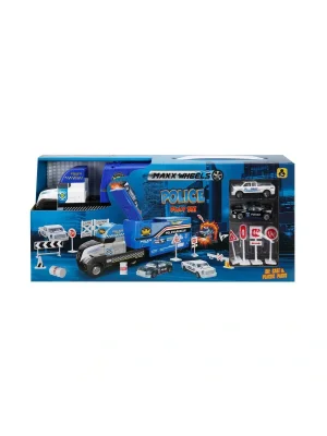 2030  Maxx Wheels Transporter 2 Araçlı Polis Oyun Seti -sunman