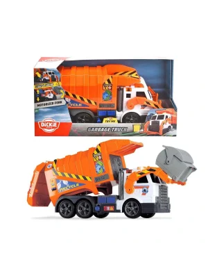 203308369 Dickie Garbage Truckfree Wheel Light Sound B/o Lifting Fork Wt