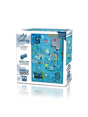 20685 Puzzle 1000 Blue Composition