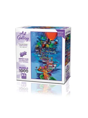 20687 Fishermen Series I  1000 Parça Puzzle  -kspuzzle