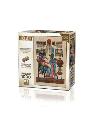 20743 Puzzle 1000 Papirus Throne Of Tutankhamun