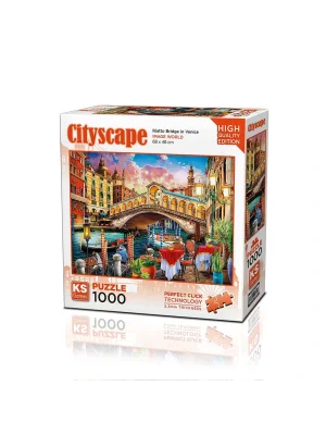 20757 Puzzle 1000 Riatto Bridge İn Venice