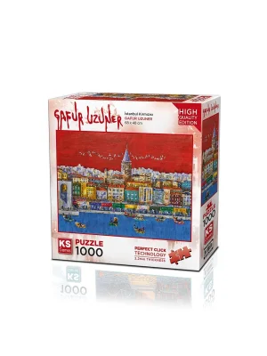 20791 Puzzle 1000 İstanbul Kırmızısı