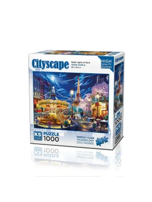 20795 Puzzle 1000 Nighet Lihgt Of Paris