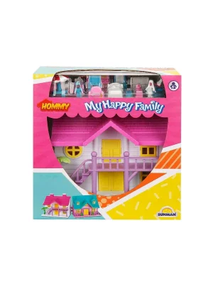 2080 Happy Family Villa Oyun Seti 18 Parça