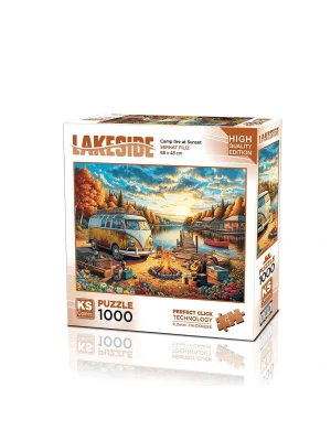20810 Puzzle 1000 Vos Vos Camp Fire St Sunset