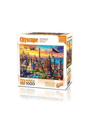 20854 Puzzle 1000 One World City