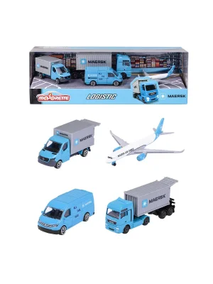 212057290 Majorette Maersk Lojistik Arabaları 4 Parça -simba
