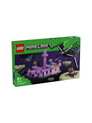 21264 Lego Minecraft Ender Ejderhası Ve End Gemisi 657 Parça +8 Yaş