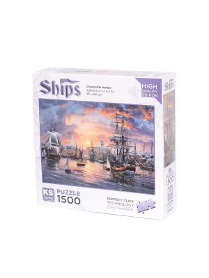 22026 Charleston Harbor 1500 Parça -ks Puzzle