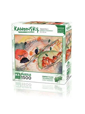 22031 Aquarell No:6 1500 Parça Puzzle -ks